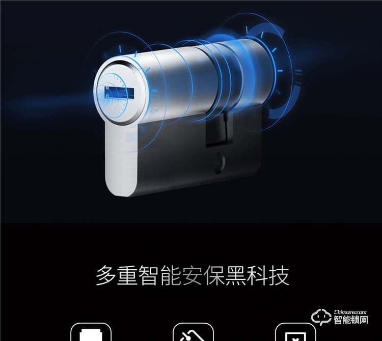 揚子智能鎖 SZ1家用半自動防盜門鎖