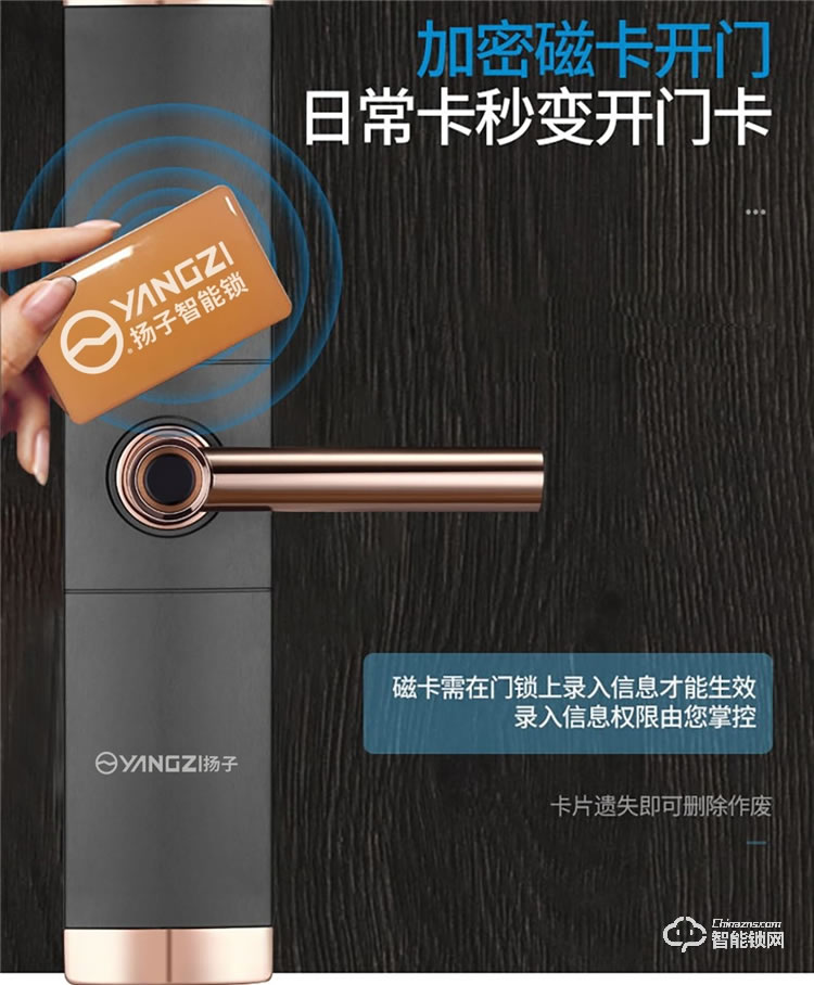 揚子智能鎖 S2半自動家用智能鎖