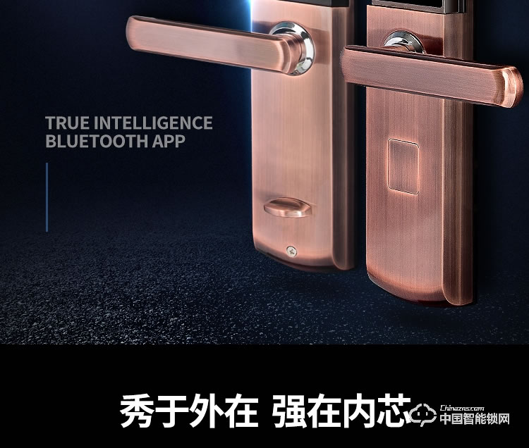 普泰升滑蓋指紋鎖 家用智能門鎖 半導(dǎo)體智能指紋密碼鎖