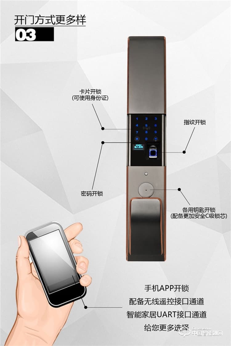 普泰升全銅智能鎖 全自動(dòng)智能門鎖 智能云鎖