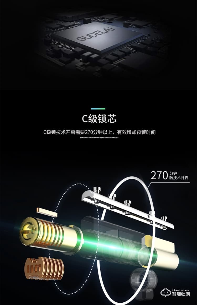 索立捷智能鎖 168現(xiàn)代風格智能指紋鎖