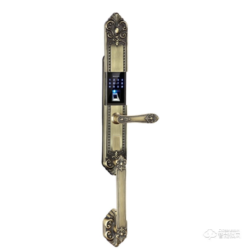普帝仕智能鎖 QH2豪華別墅大拉手智能指紋鎖