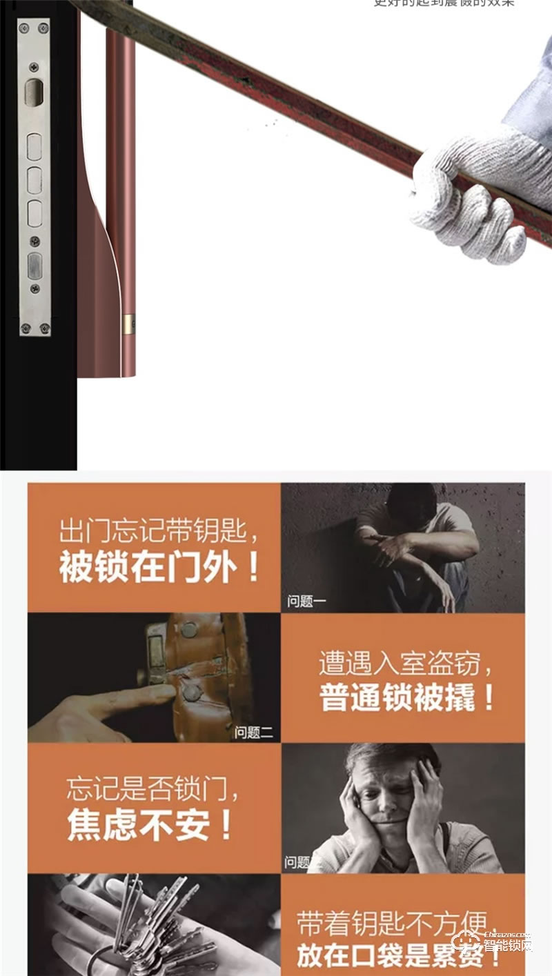 格里維爾艾克斯真·3D人臉識別智能鎖 紅外線感應(yīng)