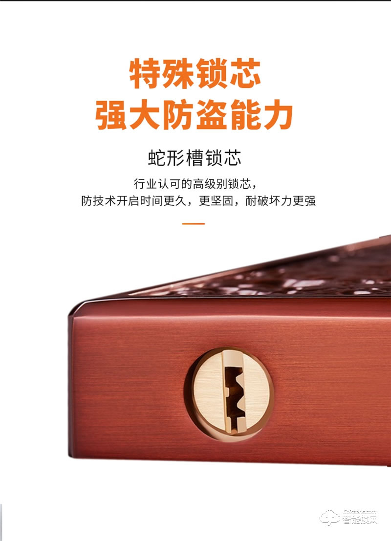 格里維爾純銅智能鎖 魯班8868全自動別墅智能鎖