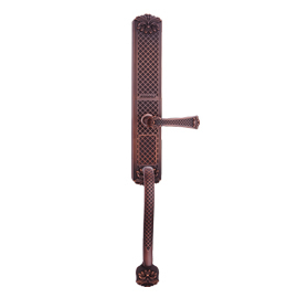 凱迪仕智能指紋鎖鎖面圖案截取古羅馬宮廷元素、精雕細(xì)琢