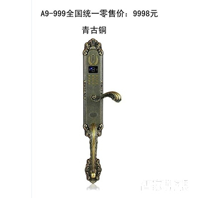 普泰升指紋鎖 家用別墅會(huì)所智能電子鎖 密碼鎖刷卡鎖