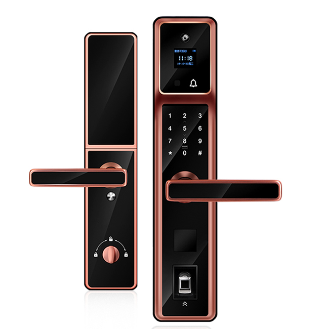 朗菲智能鎖 家用防盜門監(jiān)控?cái)z像頭電子鎖