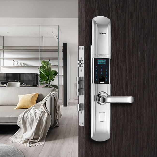 黑龍智能指紋鎖A603 家用電子鎖密碼鎖