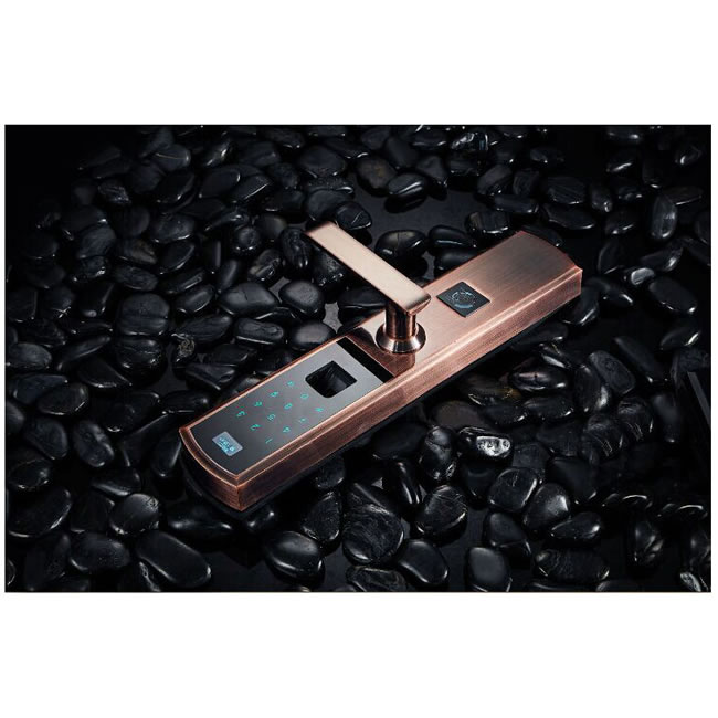 歐立指紋鎖 防盜門指紋密碼鎖 家用直板指紋鎖