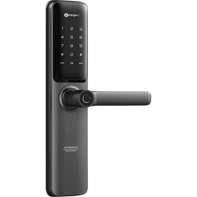 桔子物聯(lián)智能鎖 直板智能指紋鎖A9 防盜門電子密碼鎖