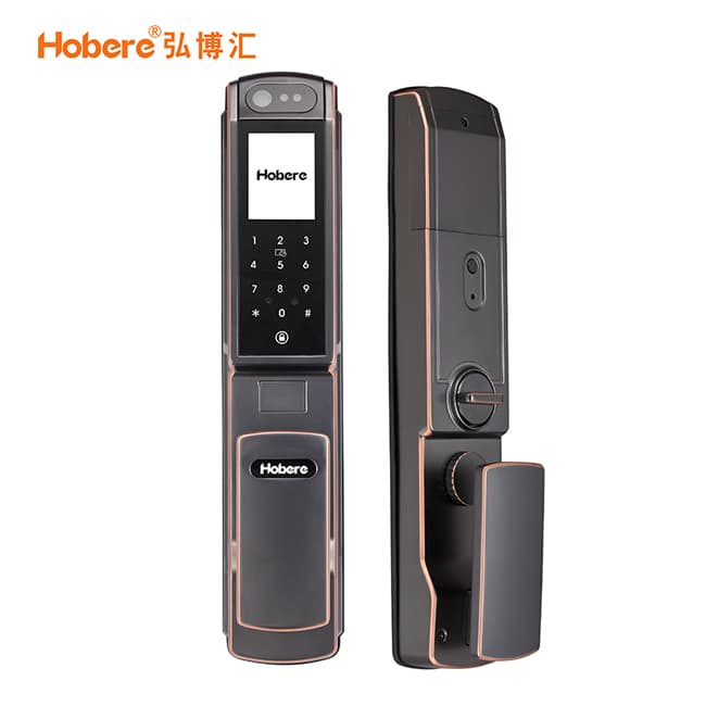 弘博匯指紋鎖 H6人臉識(shí)別自動(dòng)智能鎖 