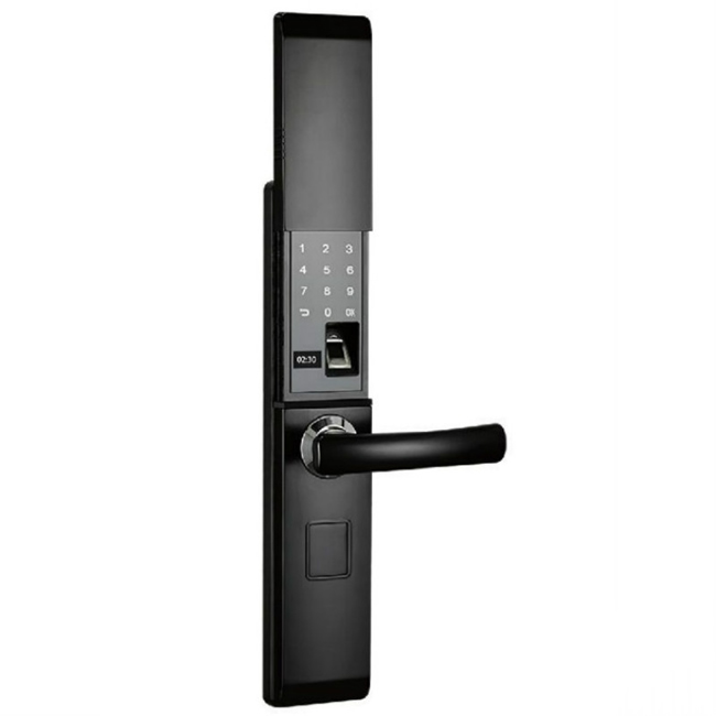 美蒙森手動智能指紋鎖 防貓眼開門