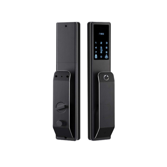 知創(chuàng)美家智能門鎖 H8時尚推拉式全自動指紋鎖 