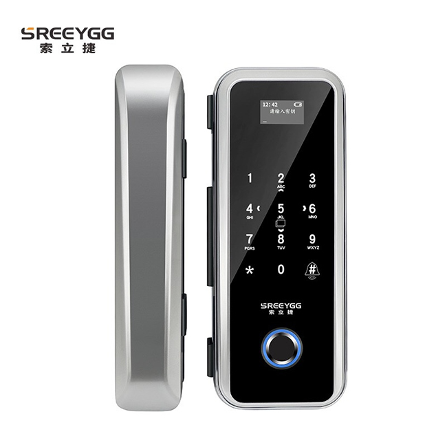 索立捷智能鎖 S-669辦公室單雙門免開孔智能電子密碼鎖