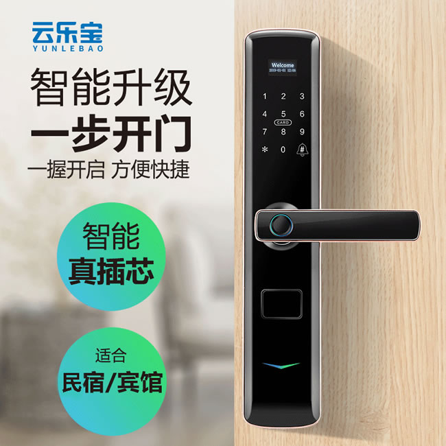 云樂(lè)寶智能鎖 X3家用防盜門(mén)密碼鎖遠(yuǎn)程密碼