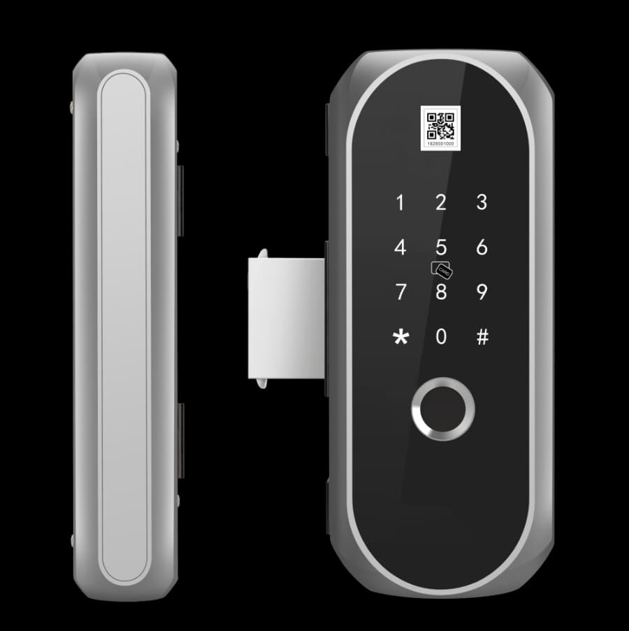 中科易安聯(lián)網(wǎng)智能鎖 QY-201免開(kāi)孔免布線玻璃門鎖