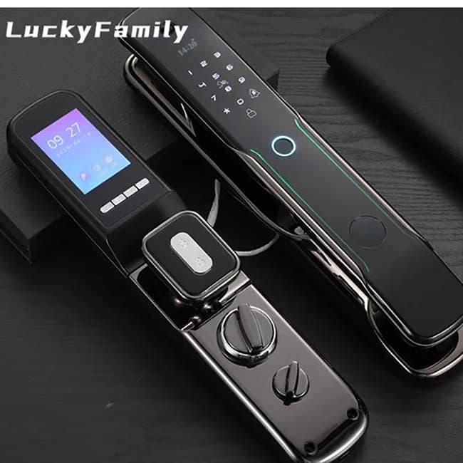 幸運家智能鎖 鴻運-005全自動人臉識別智能門鎖