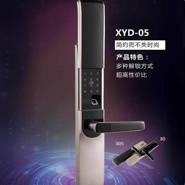 芯億迪智能鎖 XYD-05滑蓋家用防盜門智能鎖