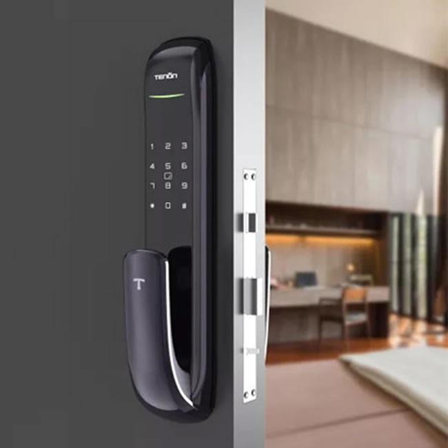 亞太天能A3全自動(dòng)指紋鎖 門內(nèi)外雙芯雙系統(tǒng)