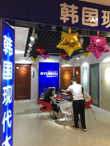 韓國現(xiàn)代木門